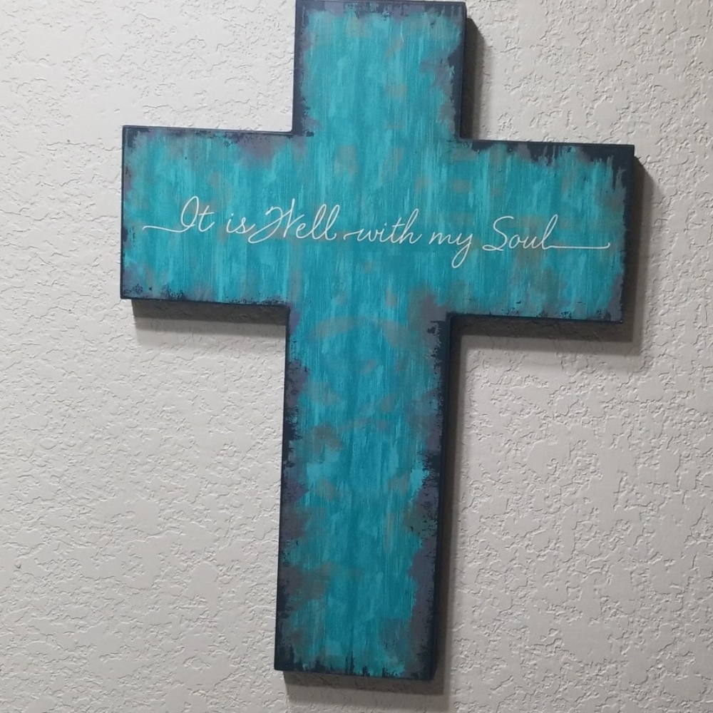 Beautiful turquoise cross